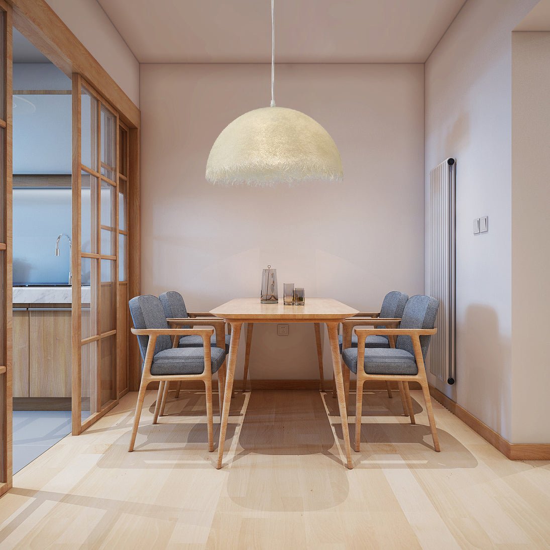 Ulvenia Epoxy Resin Pendant Light-Moonnatur