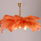 Dorrenwick Feather Pendant Light-Moonnatur