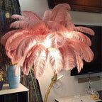 Baldenara Feather Floor Lamp-Moonnatur