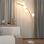 Quenelenora Glass Floor Lamp-Moonnatur
