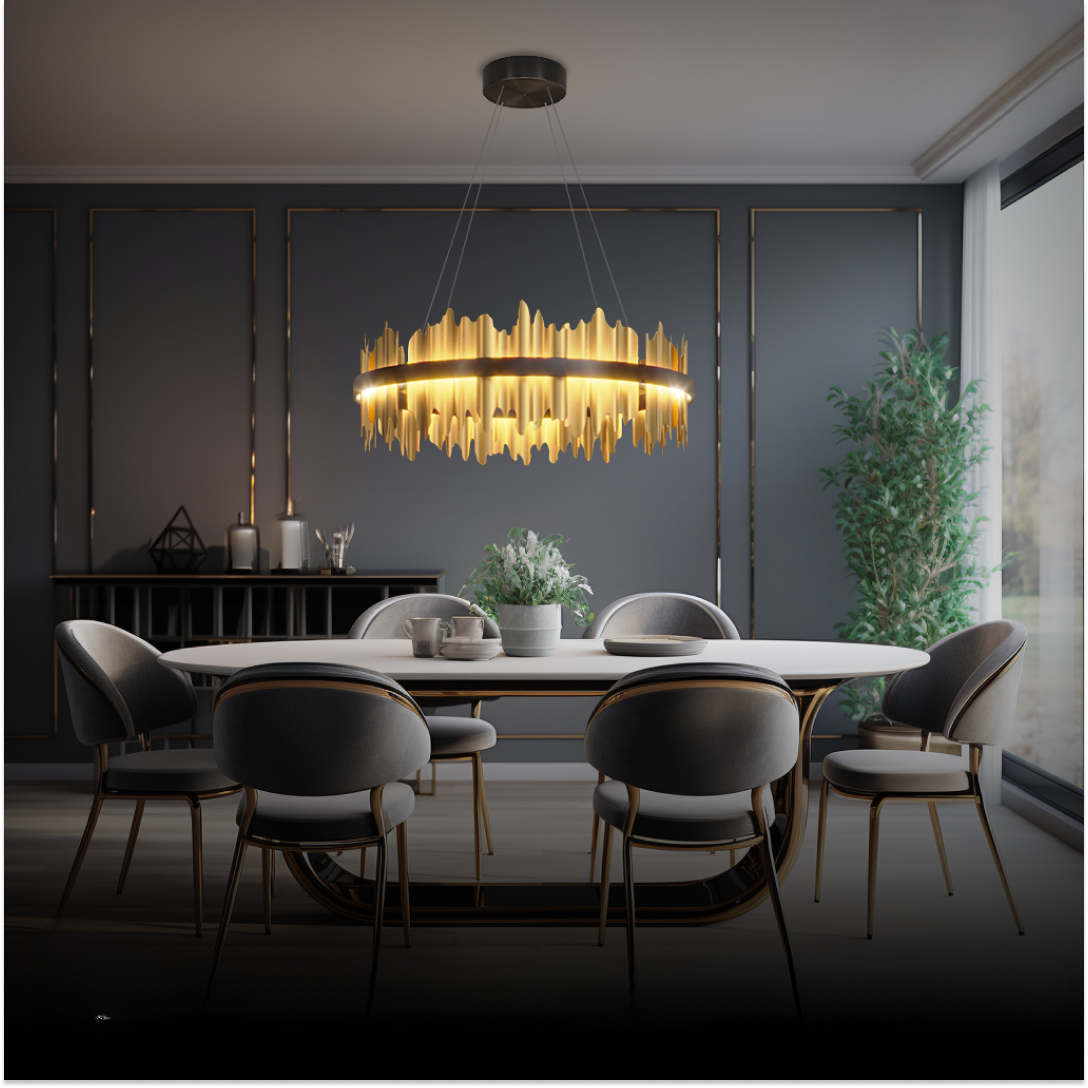 Camberorie Metal Chandelier-Moonnatur