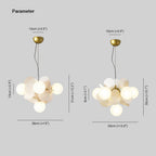 Faldenley Glass Chandelier-Moonnatur