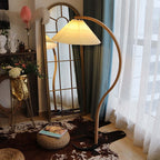 Ambelorie Fabric Floor Lamp-Moonnatur