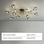 Inverrose Glass Chandelier-Moonnatur