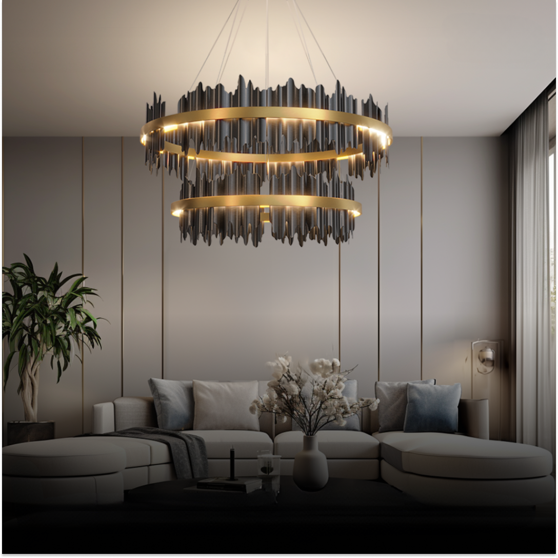 Camberorie Metal Chandelier-Moonnatur