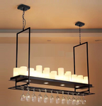 Garnelrose Glass Chandelier-Moonnatur