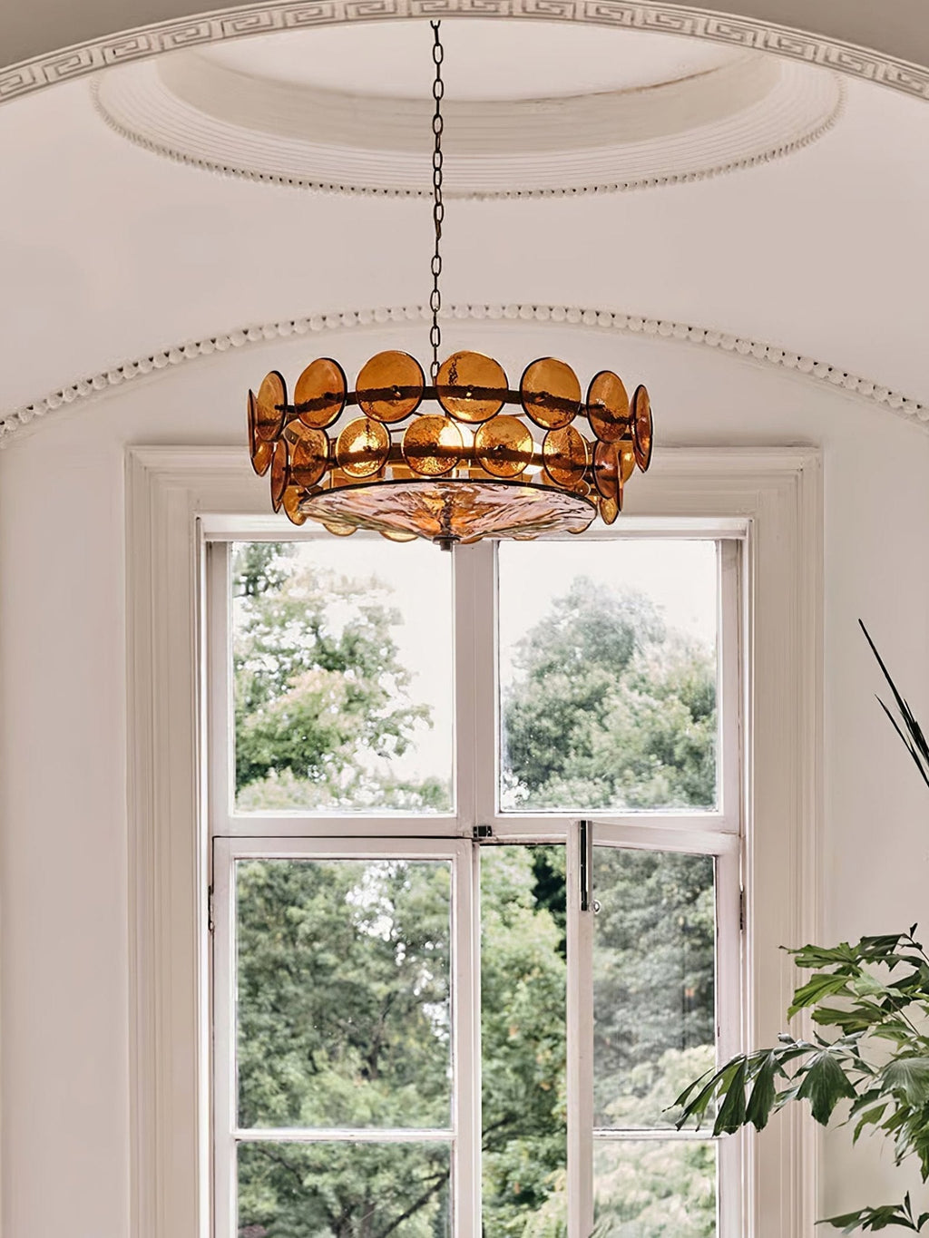 Iveria Glass Chandelier-Moonnatur