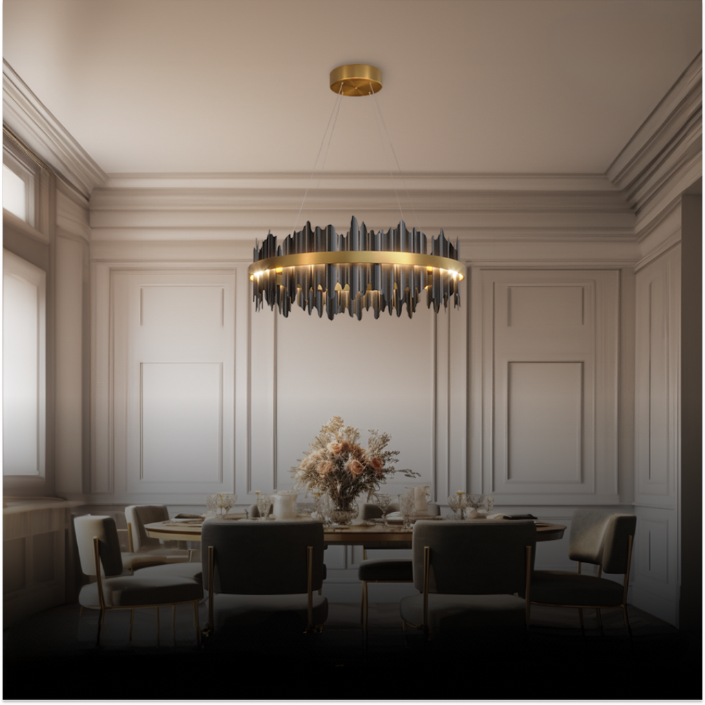 Camberorie Metal Chandelier-Moonnatur