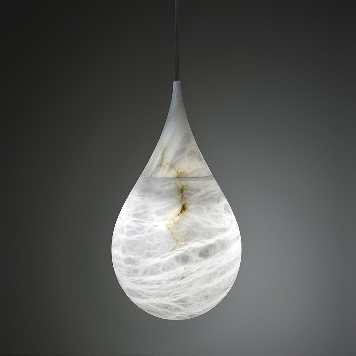 Hadrenwyn Alabaster Pendant Light-Moonnatur