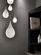 Hadrenwyn Alabaster Pendant Light-Moonnatur