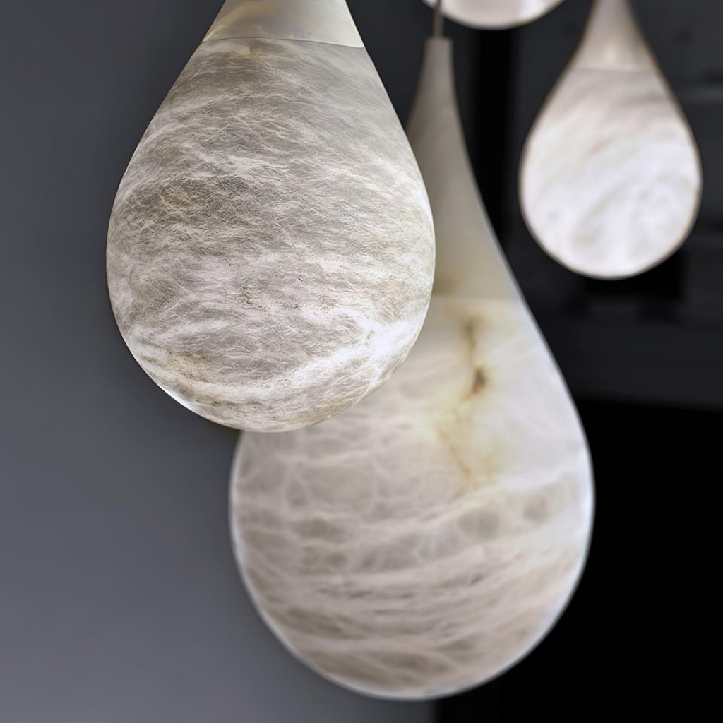 Hadrenwyn Alabaster Pendant Light-Moonnatur