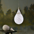 Hadrenwyn Alabaster Pendant Light-Moonnatur