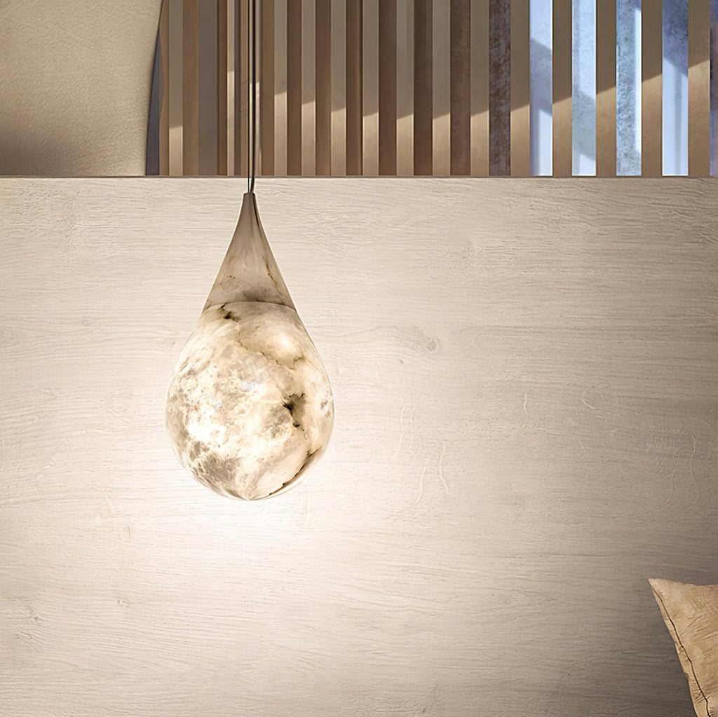 Hadrenwyn Alabaster Pendant Light-Moonnatur
