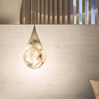 Hadrenwyn Alabaster Pendant Light-Moonnatur
