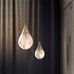 Hadrenwyn Alabaster Pendant Light-Moonnatur