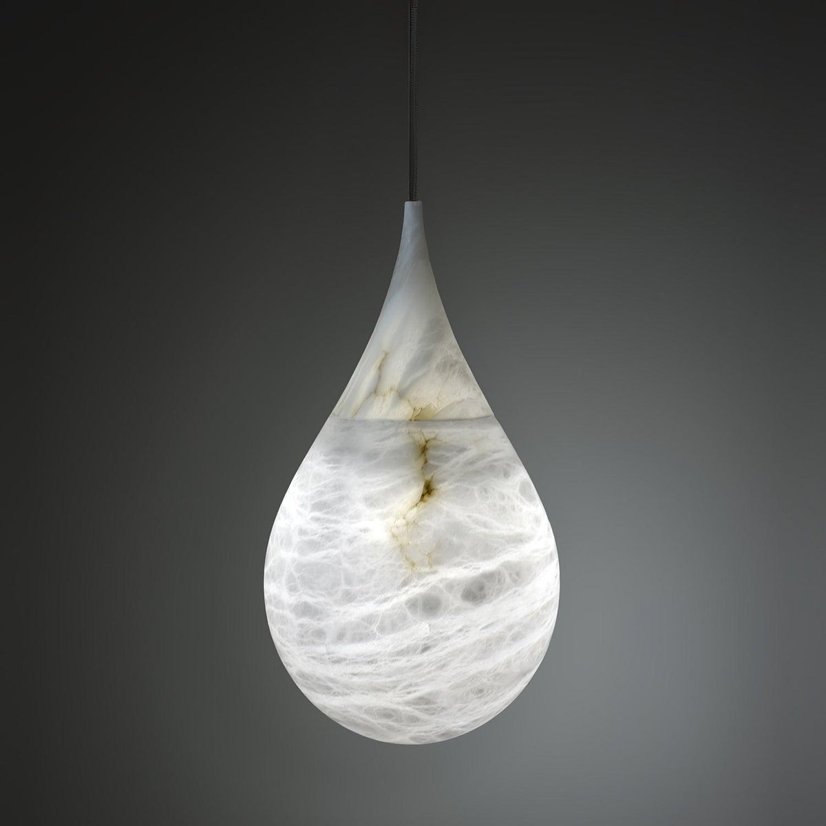 Hadrenwyn Alabaster Pendant Light-Moonnatur