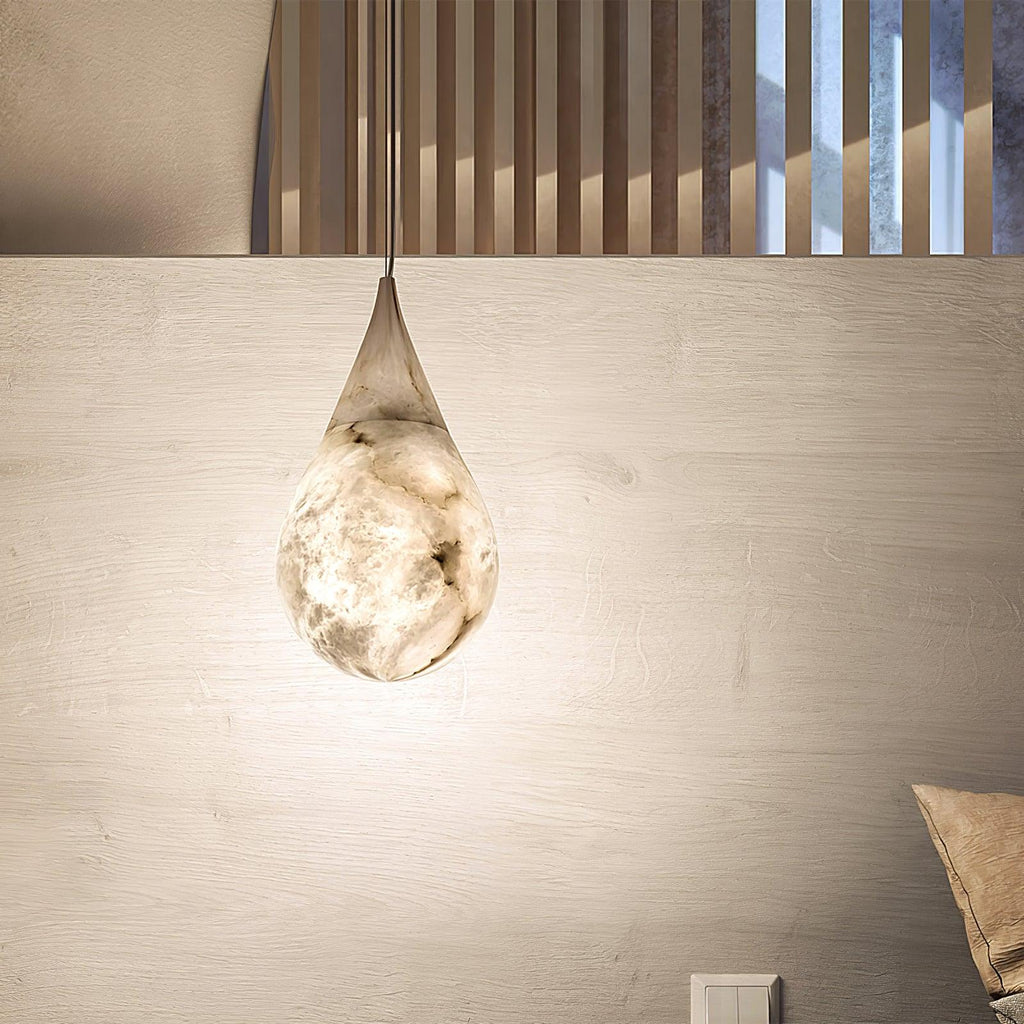 Hadrenwyn Alabaster Pendant Light-Moonnatur