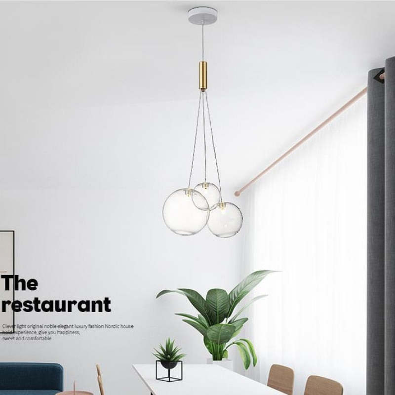 Savenden Glass Pendant Light-Moonnatur