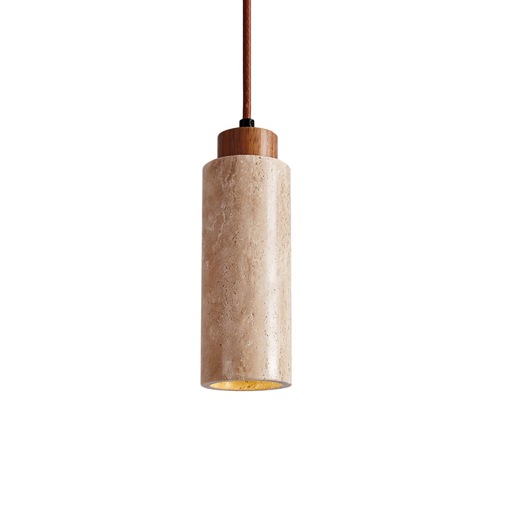 Ambelholm Travertine Pendant Light-Moonnatur