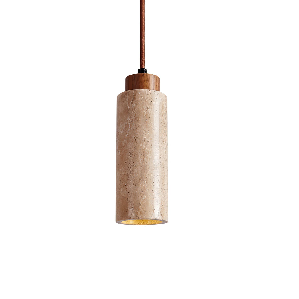 Ambelholm Travertine Pendant Light-Moonnatur