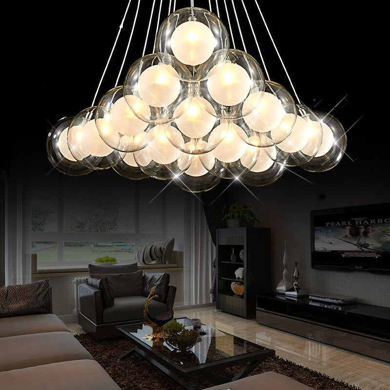 Lathenlynne Glass Pendant Light-Moonnatur
