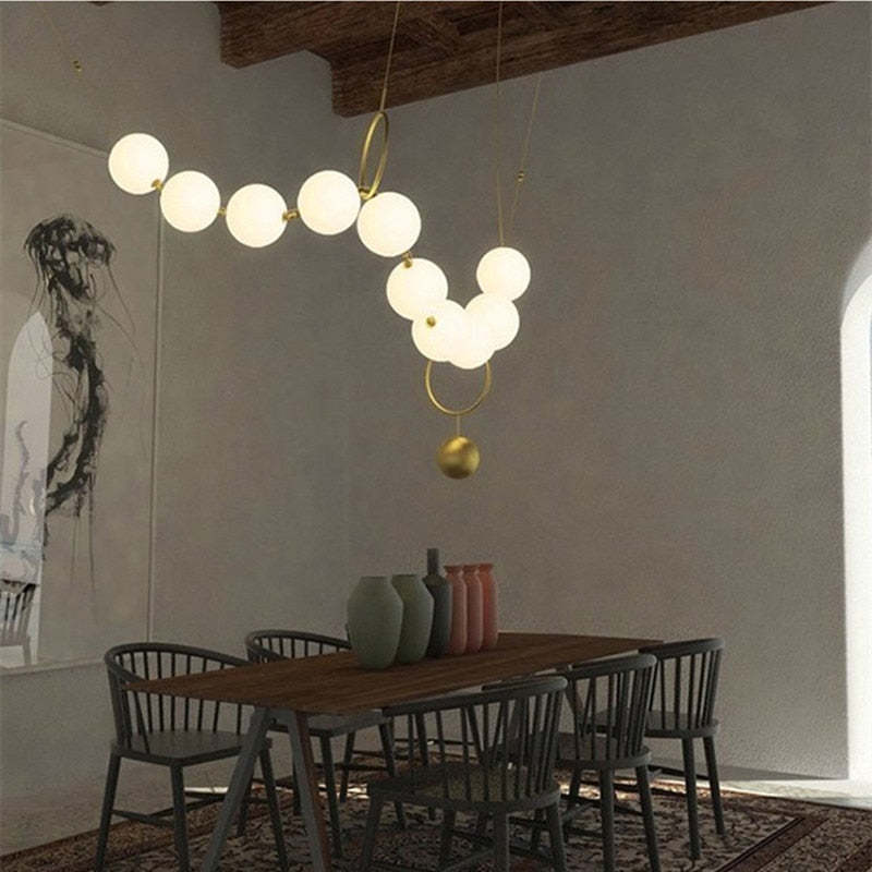 Kenrenelle Acrylic Pendant Light-Moonnatur