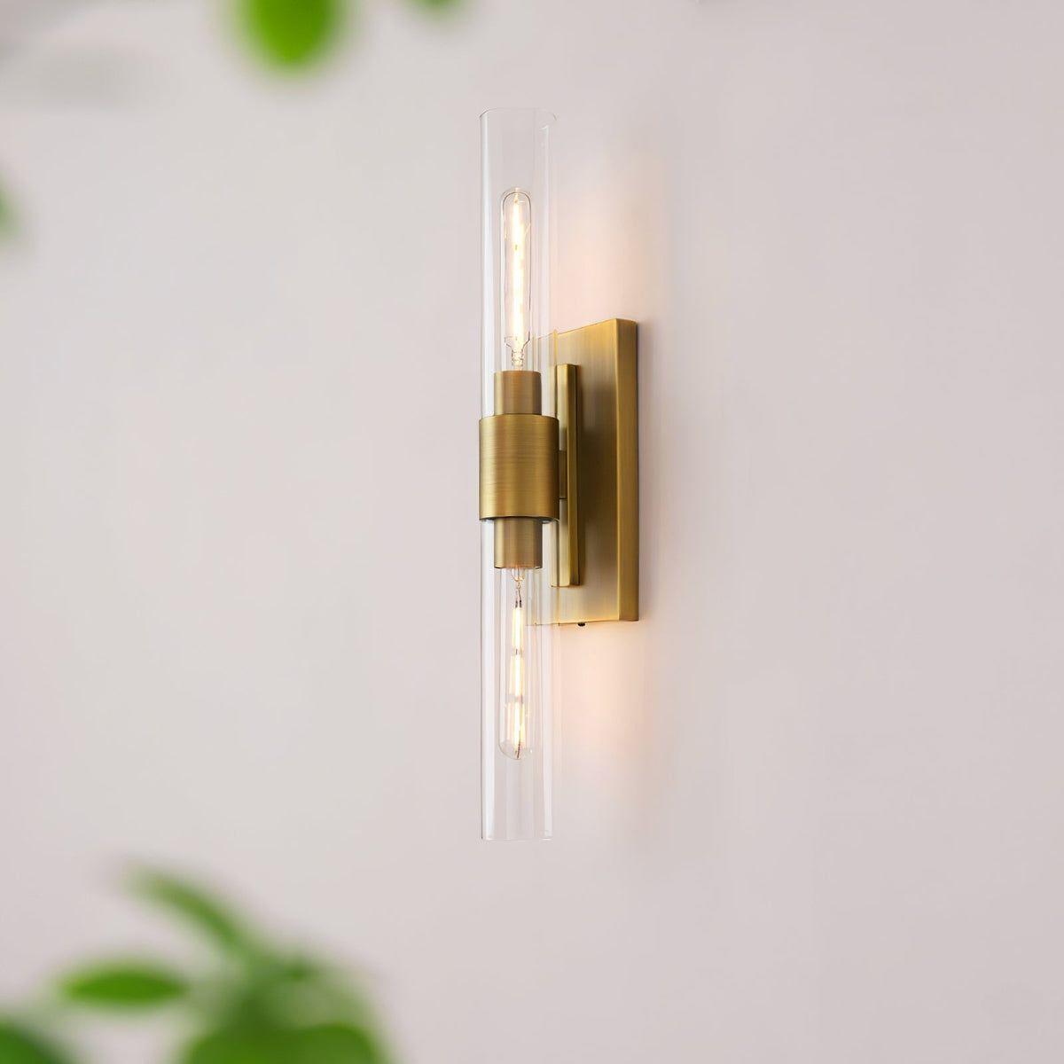 Norrenlyn Glass Wall Light-Moonnatur