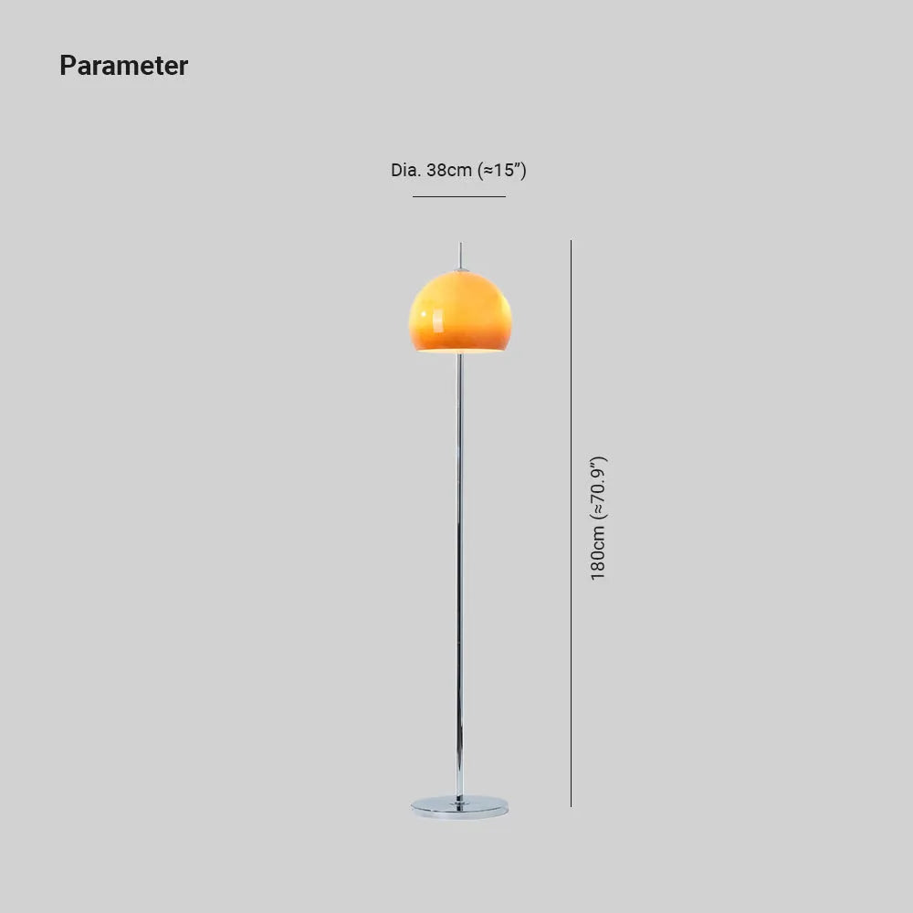 Merreneris Glass Floor Lamp-Moonnatur