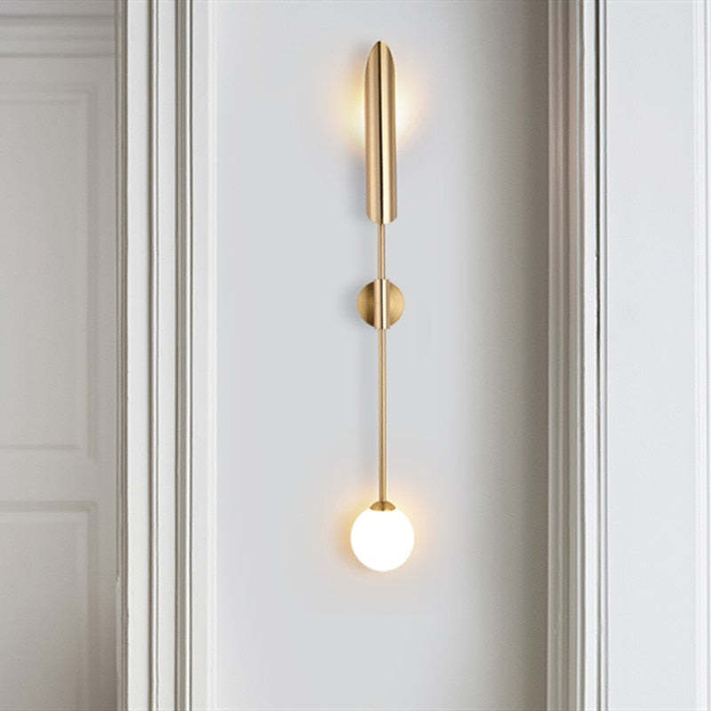 Phira Luxury Double-head Golden Scabbard Wall Lamp - Neutralighting