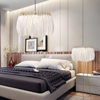 Grenelrose Feather Pendant Light-Moonnatur