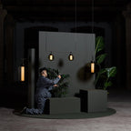 Uthalia Glass Pendant Light-Moonnatur