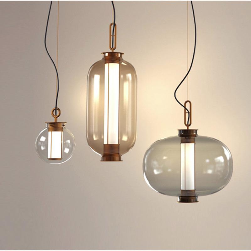 Uthalia Glass Pendant Light-Moonnatur