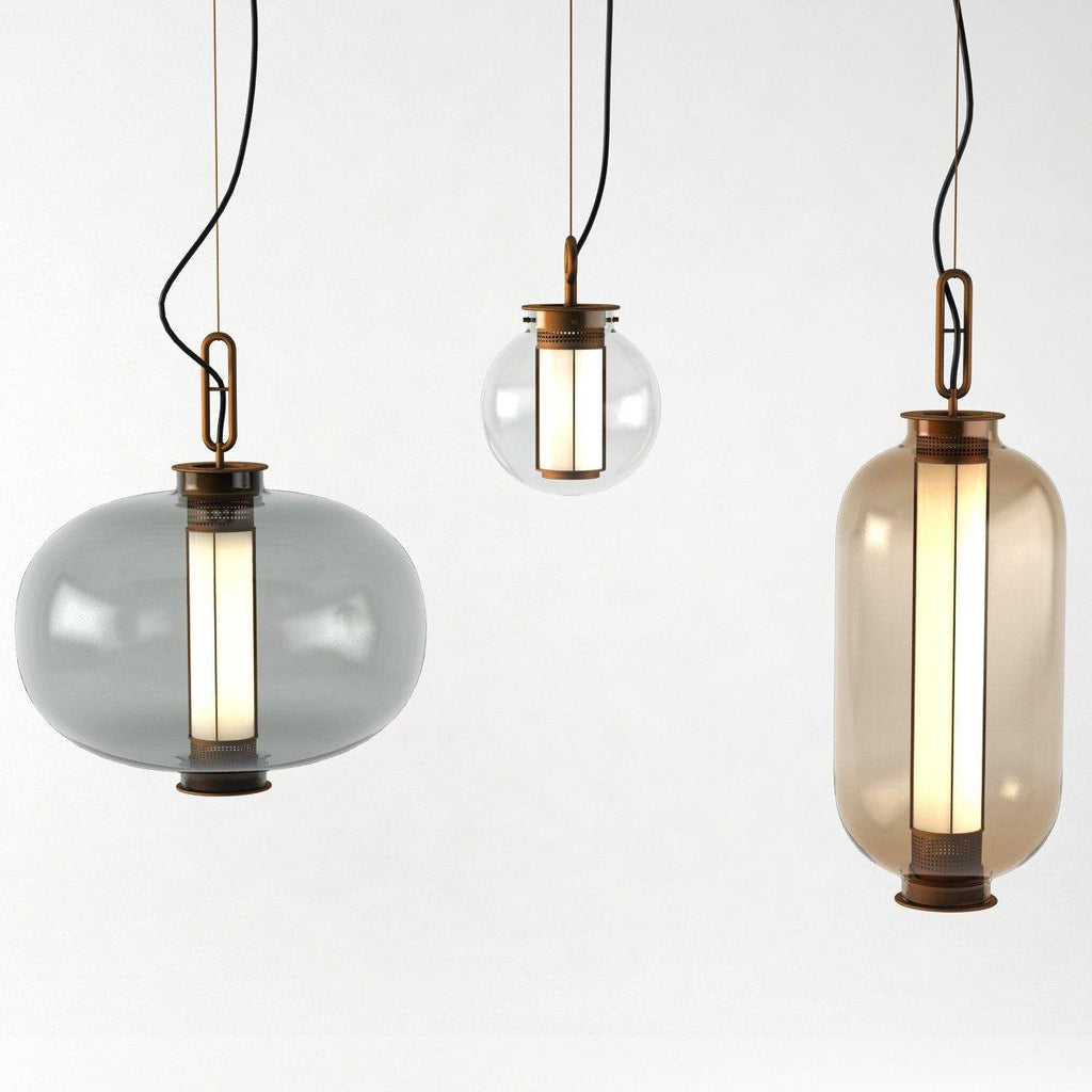 Uthalia Glass Pendant Light-Moonnatur