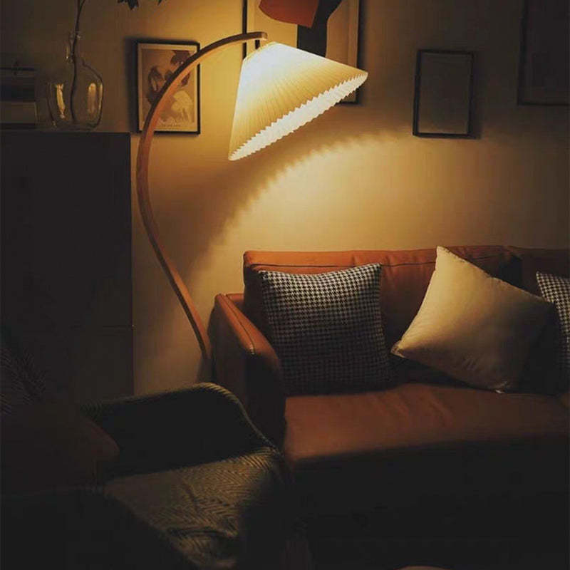 Ambelorie Fabric Floor Lamp-Moonnatur