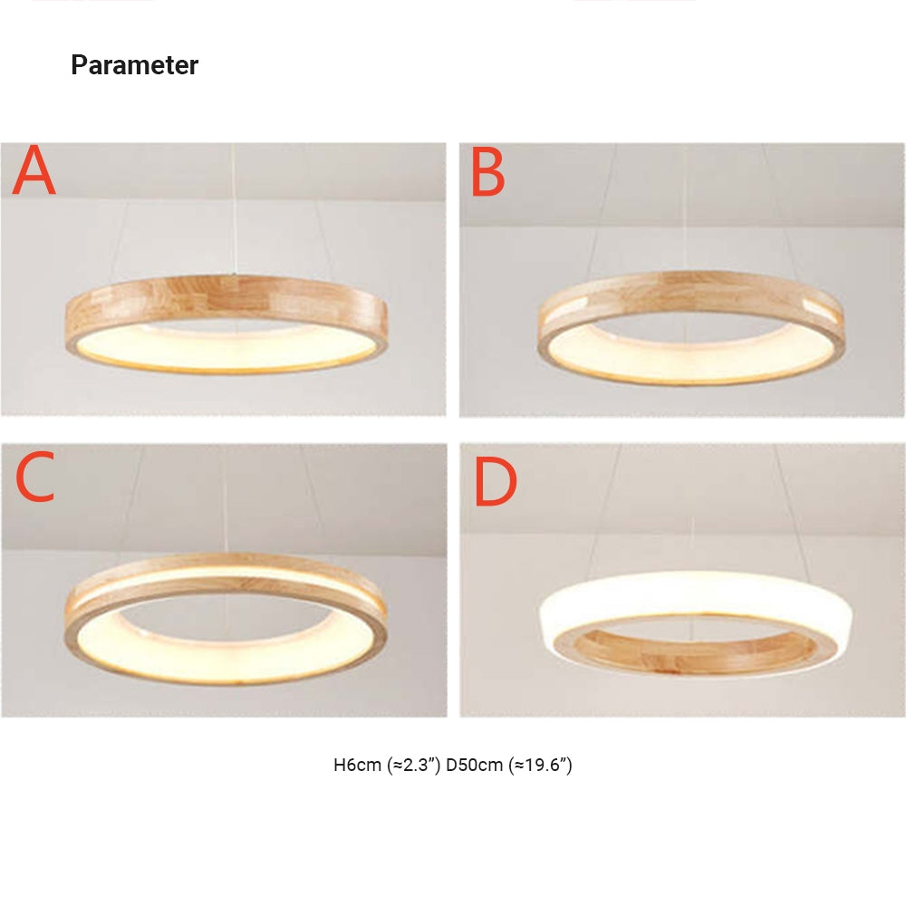 Cavenevia Wood Pendant Light-Moonnatur