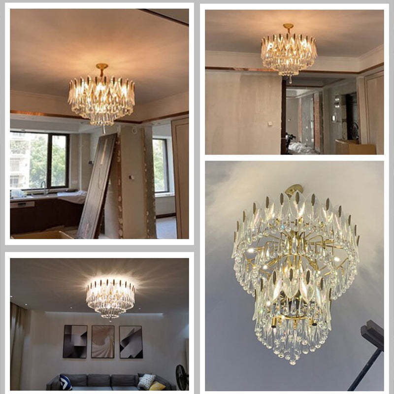 Brevenenis Crystal Chandelier-Moonnatur