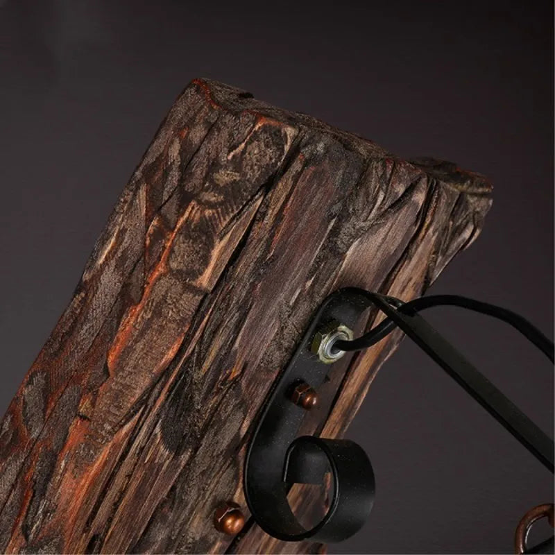Keldelorie Wood Wall Light-Moonnatur