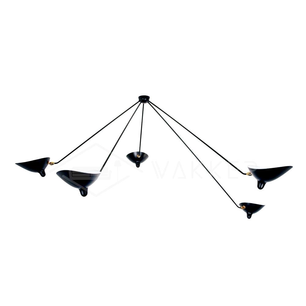 Everiel Aluminium Ceiling Light-Moonnatur
