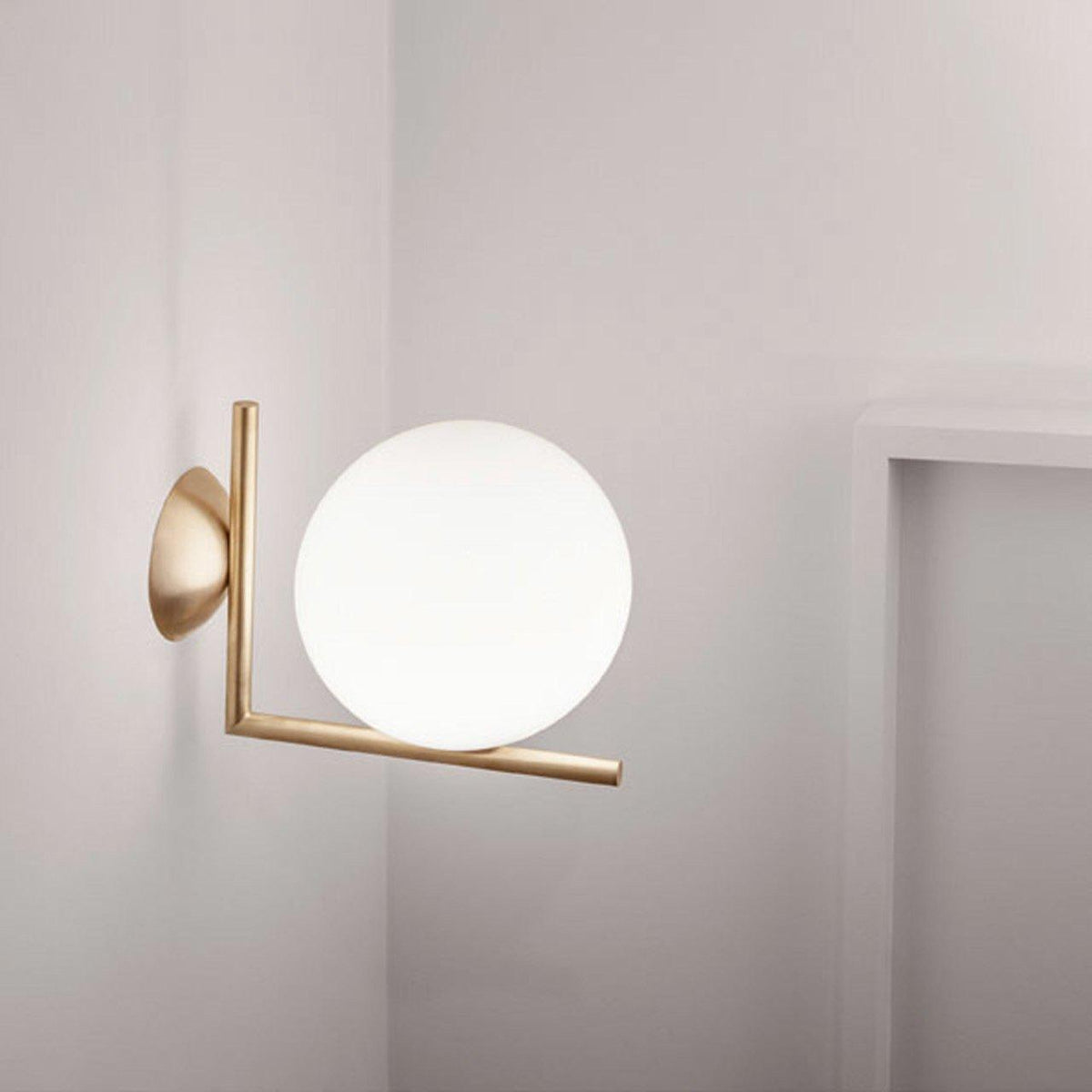 Alwynera Glass Wall Light-Moonnatur