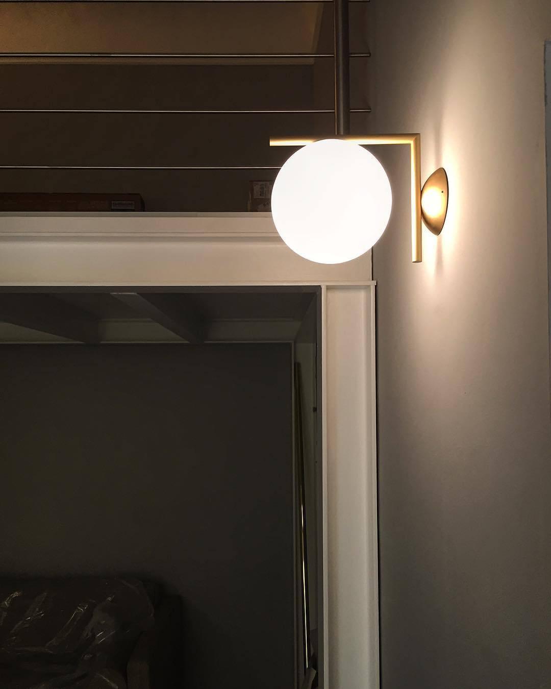 Alwynera Glass Wall Light-Moonnatur