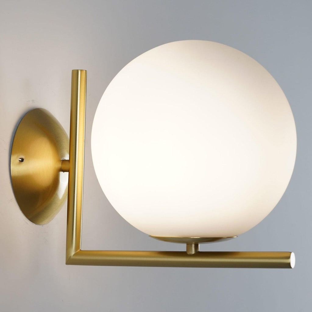 Alwynera Glass Wall Light-Moonnatur