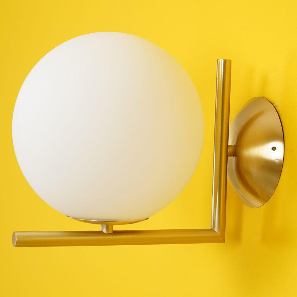 Alwynera Glass Wall Light-Moonnatur