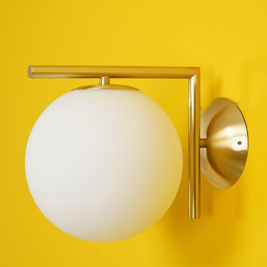 Alwynera Glass Wall Light-Moonnatur