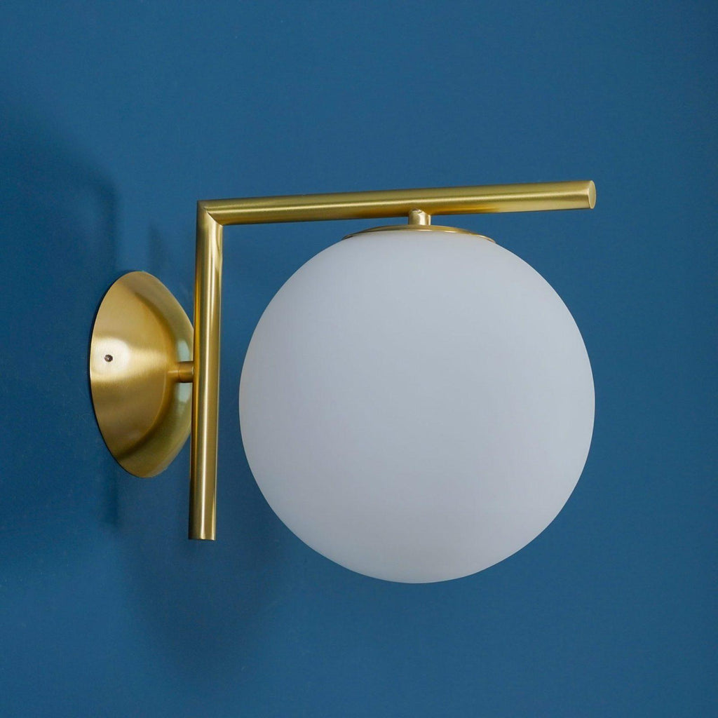Alwynera Glass Wall Light-Moonnatur