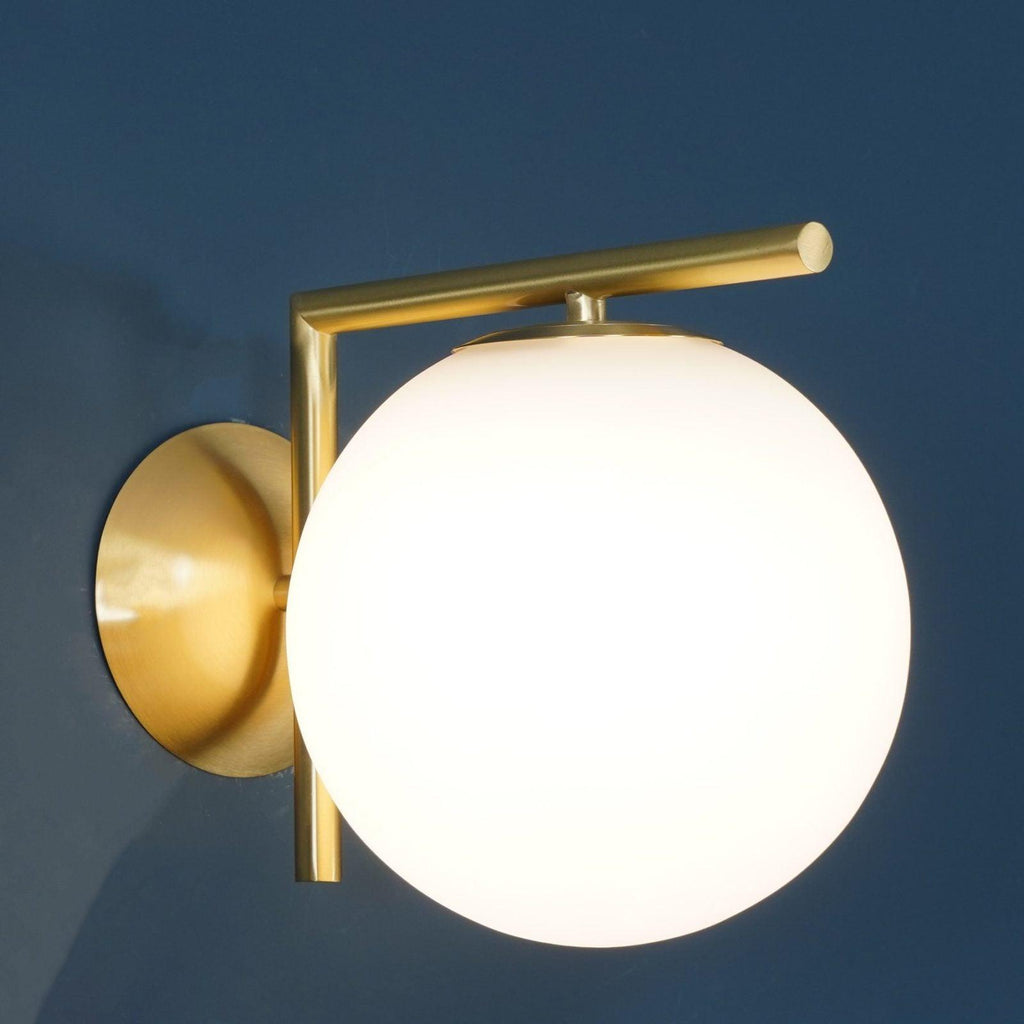Alwynera Glass Wall Light-Moonnatur