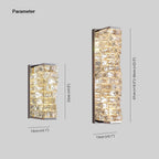 Lindelorie Crystal Wall Light-Moonnatur