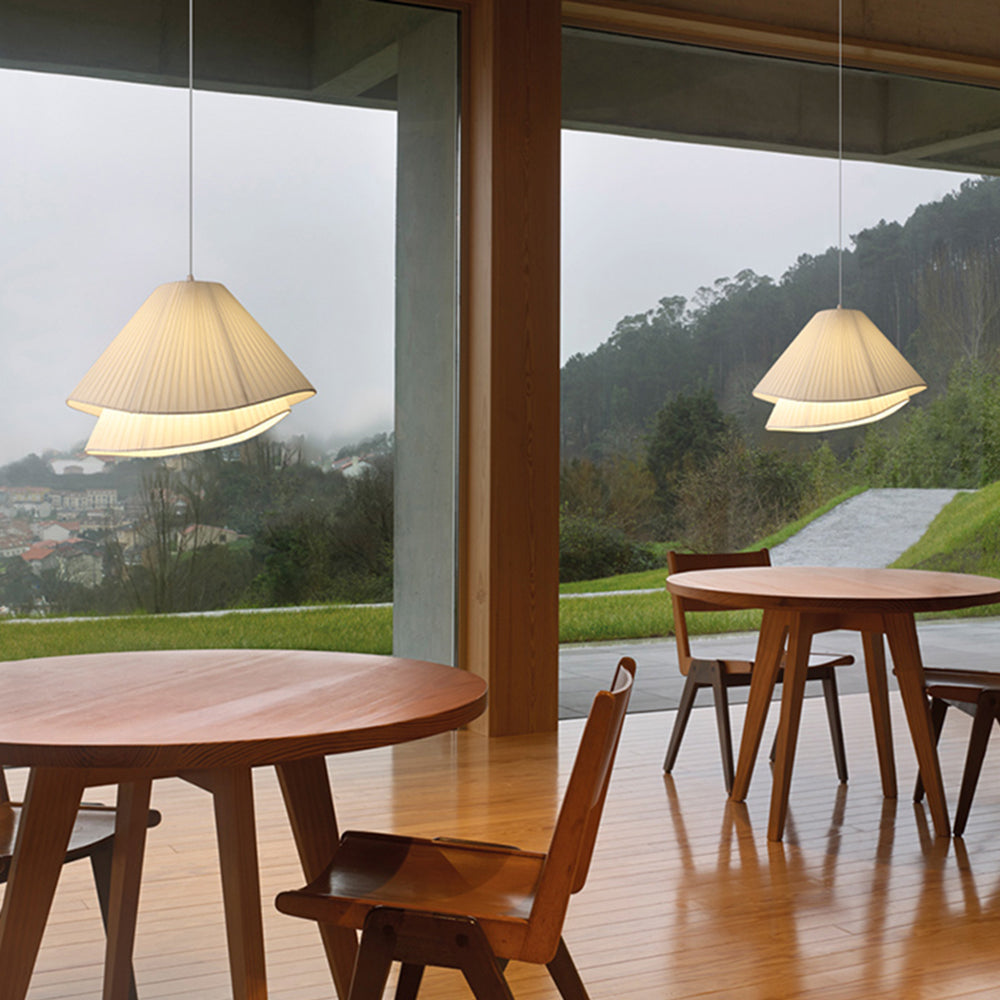 Aberina Fabric Pendant Light-Moonnatur