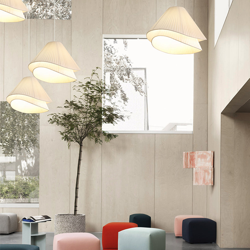 Aberina Fabric Pendant Light-Moonnatur