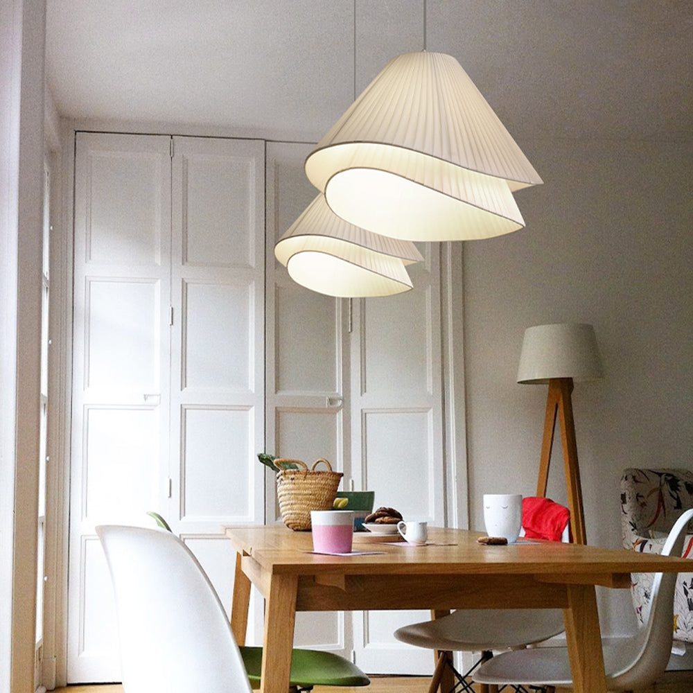 Aberina Fabric Pendant Light-Moonnatur