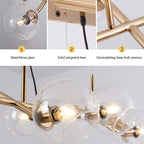 Laderwyn Glass Pendant Light-Moonnatur